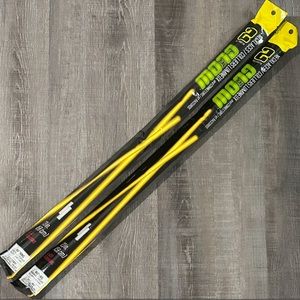 Set of 4 - 23” Adult Sized Yellow Glow Rave Necklaces